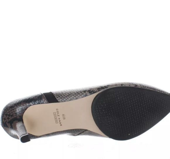 Arietta Cole Haan Grand 360 Snakeskin Ambition Heel Ankle Boots 8 NEW Women Fall - Picture 3 of 8